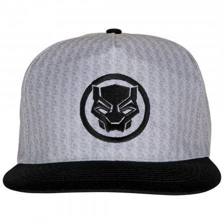 Marvel Comics Black Panther Embroidery Symbol Reflective Flat Bill Hat